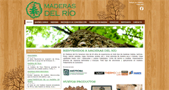 Desktop Screenshot of maderasdelrio.com