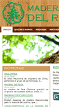 Mobile Screenshot of maderasdelrio.com